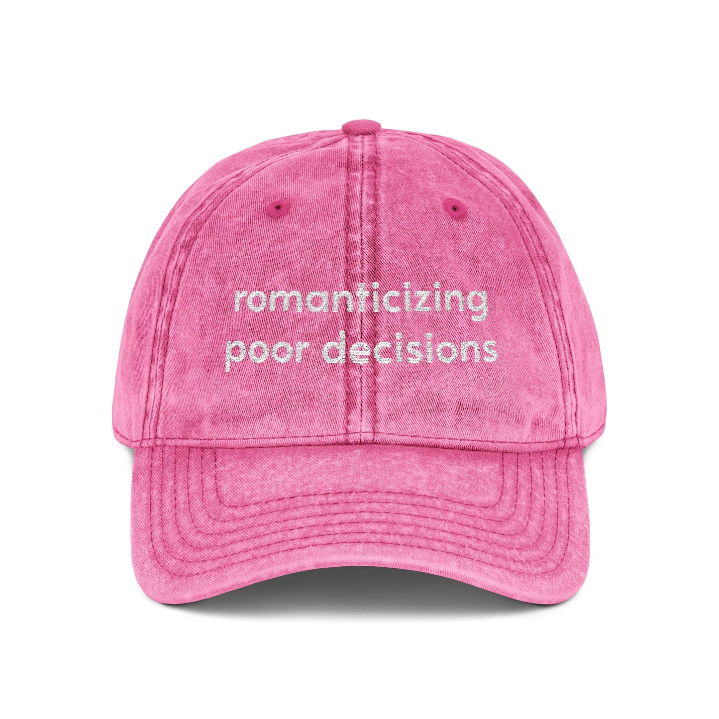 Romanticizing poor decisions