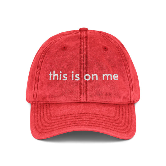 This is on me