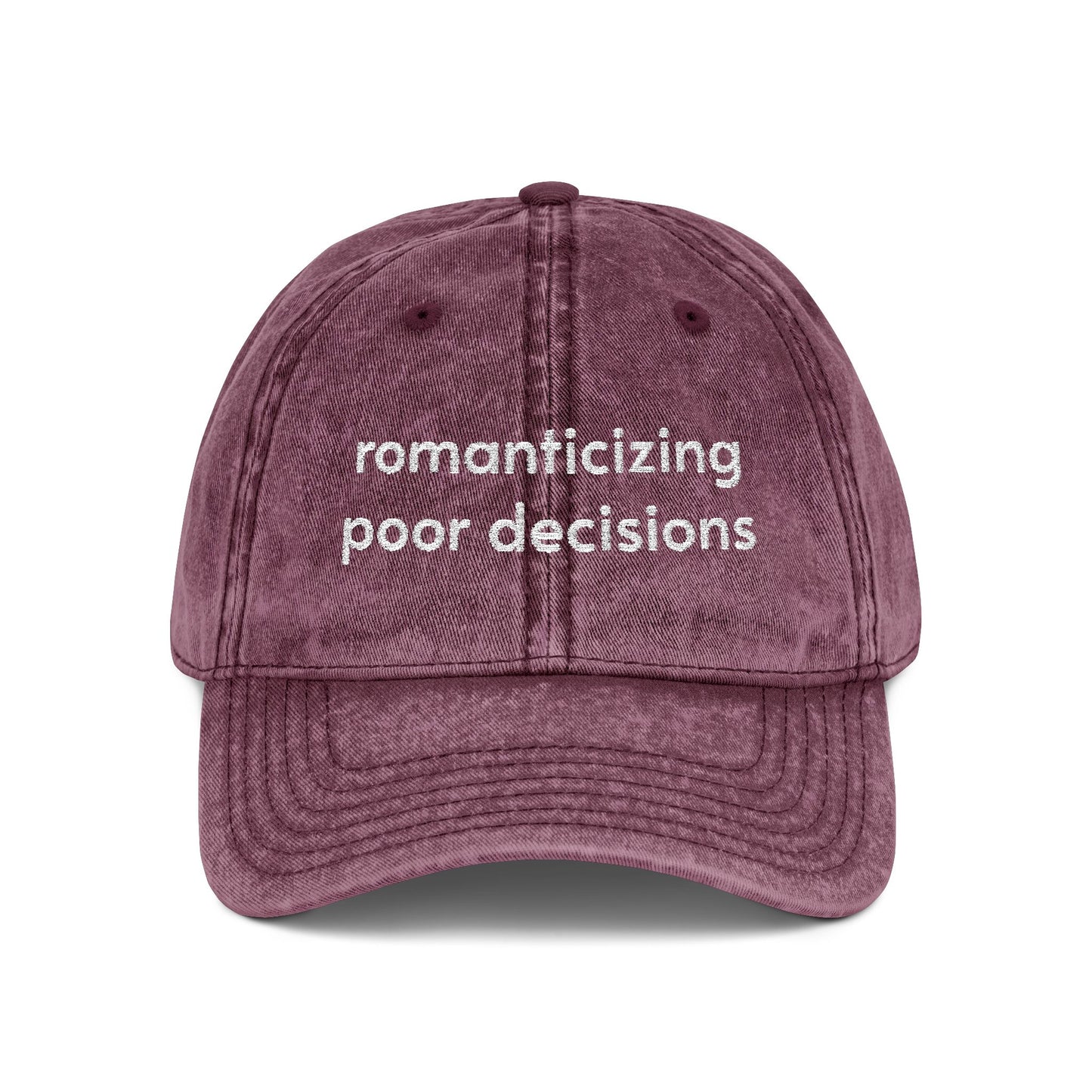 Romanticizing poor decisions
