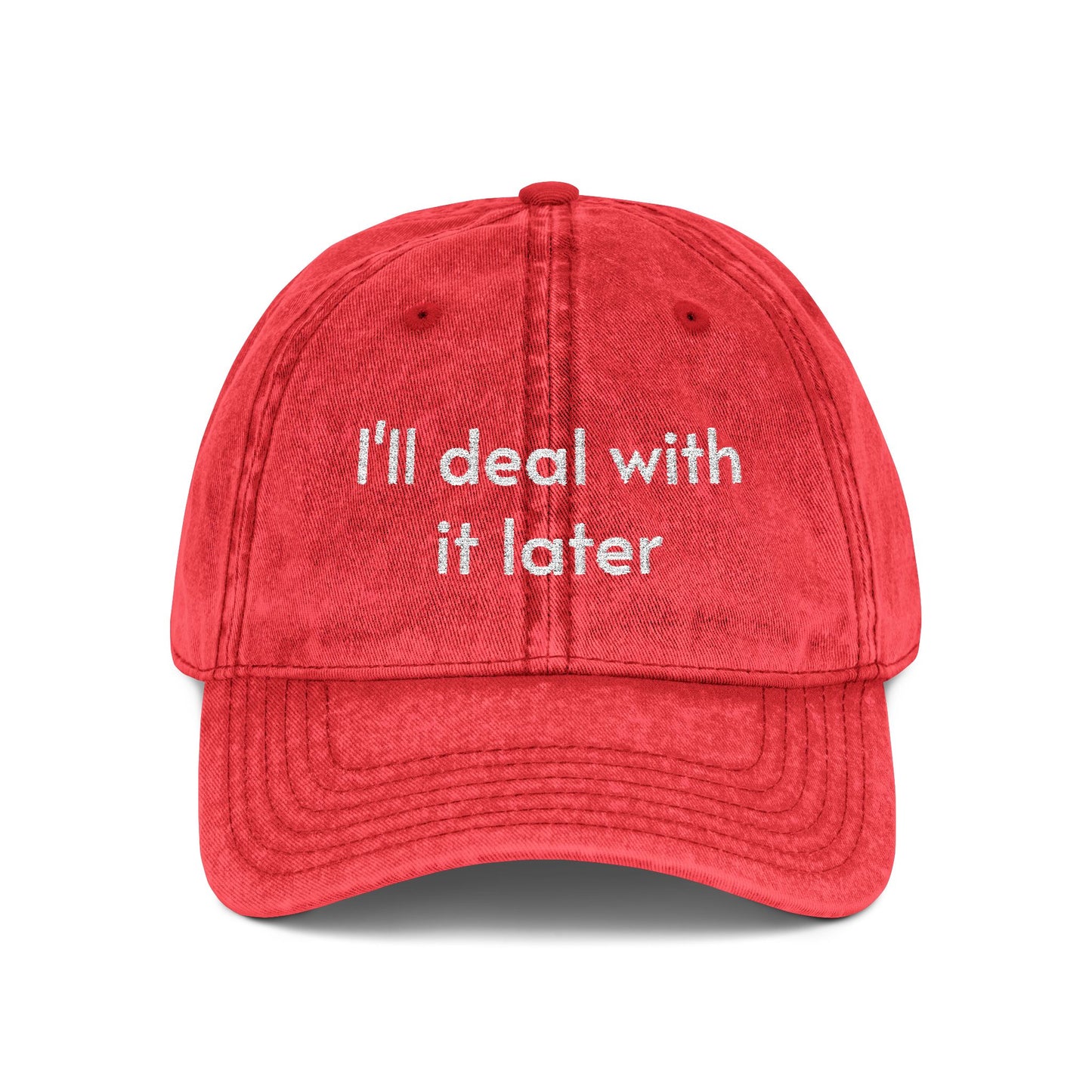I’ll deal with it later