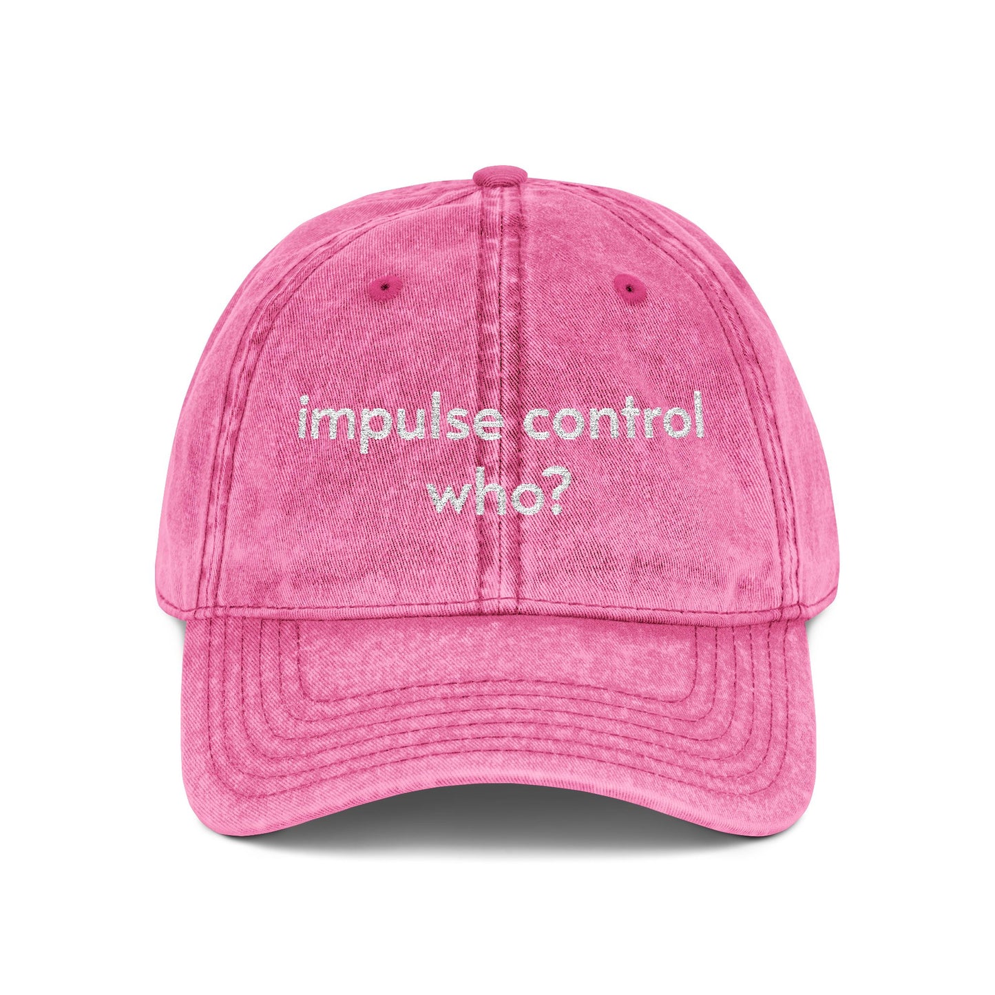 Impulse control who?